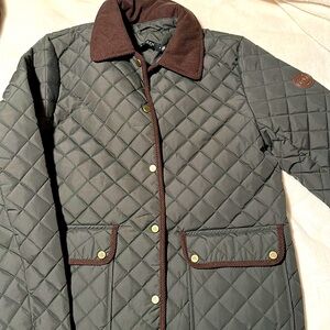 Ralph Lauren Jacket Quilt W Cord CLR
